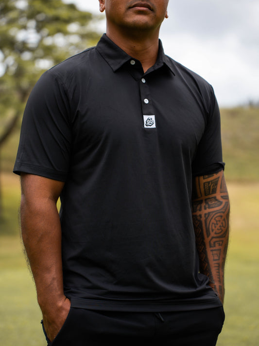 Men's Golf Polo - Black
