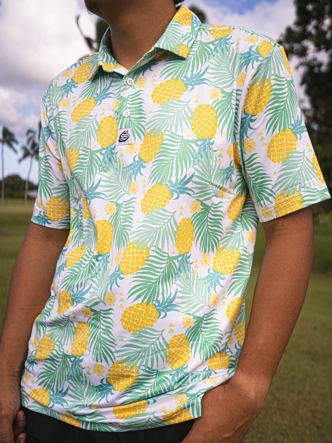 "Collared Colada" Men's Golf Polo