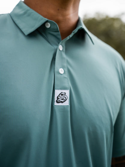 Men's Golf Polo - Turquoise