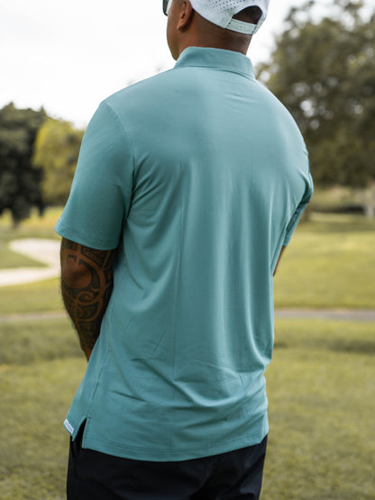 Men's Golf Polo - Turquoise