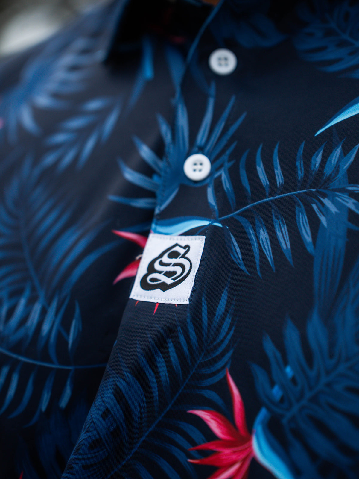 "Birdie of Paradise" Men's Golf Polo